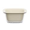 Mesa de Centro para el Hogar Plato de Frutas Lavabo para Lavar Verduras Cesta de Drenaje Multifuncional Cocina Celebridad de Internet Sala de Estar Cesta de Drenaje de Doble Capa Cesta para Verduras