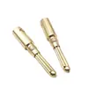 Conector de Cable de Altavoz Tipo Banana de Seis Pines de 4 mm sin Carcasa Chapado en Oro Cable de Altavoz Conector de Cable de Altavoz Audio de Seis Núcleos Enchufe sin Soldadura