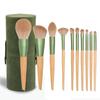 Juego completo de 10 pinceles de maquillaje Cangzhou súper suaves, pinceles para rubor, pinceles para reparar maquillaje de belleza.