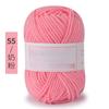 Lana de algodón lechoso de cuatro hebras al por mayor hilo para muñecas de 4 hebras algodón coreano hilo mediano delgado bebé niños hilo para crochet hilo para tejido a mano