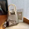 Monedero para Fiesta Estudiantil, Bolso para Teléfono Móvil de Compras, Bolso de Hombro Pequeño Tejido, Bolso de Mano Lindo Versátil, Bolso Cruzado Mini para Mujer