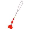 Venta al por mayor Natural Alto Contenido Cinabrio Original Arena Roja Amuleto de la Suerte Colgante Candado de la Suerte Llavero Colgante para Bolso Joyería