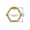 Bordado Cruzado Elástico Bordado Hexagonal Elástico Ranura Elástica Ajustable Bastidor Elástico para Bordado Bastidor de Bordado Herramienta para Punto de Cruz Accesorios