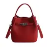 Bolso Pequeño Retro de Gama Alta para Mujer 2026 Nueva Moda Bolso Cruzado Versátil Bolso de Mano Suave de Moda Bolso Cubo