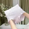 Ropa Interior Femenina de Algodón de Fibra Larga Estilo Nuevo, Moderna, Amigable con la Piel, Suave, Cómoda, Transpirable, de Cintura Alta, Calzones para Mujer Tallas Grandes