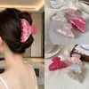 Pinza para el Cabello de Acetato de Alta Gama con Pedrería Estilo Coreano Pinza Versátil para Cola de Caballo Alta para Mujeres Pinza de Tiburón Semirredonda Accesorio para el Cabello