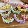 Primavera y Vistas Claras~ Pasador de Flor de Tela, Pasador de Estilo Pastoral Fresco, Dulce y Elegante, Accesorio para el Cabello para Foto de Salida de Primavera