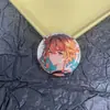 Cazador de demonios: Kimetsu No Yaiba Serie Oiran Insignia Doble Destello Insignia de Barra Nezuko Tanjiro Hojalata Oiran Edición Limitada
