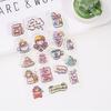 Pegatinas de Pegamento de Cristal Transparente Personalizadas Dibujos Animados Periféricos Estéreo 3D Impermeables Populares Pegatinas de Gelatina Personalizadas