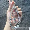 Cadena Original de Teléfono Móvil de Lujo Ligero, Nuevo Estilo Veraniego, Colgante de Abeja, Flor, Loto, Mariposa con Cuentas de Cristal, Cadena Colgante, Cordón para Mujer