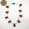 Colar Luminoso Halloween Luz Festival Fantasma Abóbora Caveira Morcego Aranha Fantasma Luz de Atmosfera Colar Decoração de Festa Luz