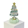 10.5cm Base Giratoria de Cerámica Jingdezhen Adorno de Árbol de Navidad Manualidades de Vidrio Cerámicas Navideñas