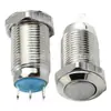 Interruptor de Botão de Metal 10mm Auto-Travante Reset 3 Pinos Sem Iluminação Interruptor de Metal para Máquina Ferramenta Máquina de Embalagem