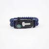 Pulsera de Paracord de Supervivencia al Aire Libre Pulsera de Emergencia para Salvar Vidas Brújula de Camping Pedernal Silbato Pulsera de Paracord al por Mayor