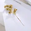 Accesorios de rama de flor y fruta artificial de Navidad, decoraciones navideñas, bayas rojas, acebo, accesorios de fruta de la fortuna, fabricante de origen transfronterizo
