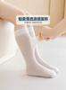 Nuevos calcetines de niña 2025 verano finos suaves y cómodos malla transpirable calcetines de hielo hielo elásticos para envolver calcetines para niños