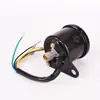 Instrumento mecánico multifunción universal modificado para motocicleta retro, velocímetro odómetro de acero inoxidable con retroiluminación LED
