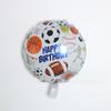 Nuevo balón deportivo de 18 pulgadas, para rugby, béisbol, globo de película de aluminio, fútbol americano, decoración para fiestas de cumpleaños infantiles