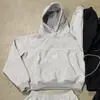 Moda Calle Alta Estampado de Letras Personalizado Hip-Hop Retro Simple Y2K Invierno Sudadera con Capucha y Pantalones Deportivos