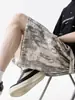 Pantalones Cortos Deportivos Estilo Americano para Hombre para Comercio Exterior, Nuevos de Verano 2025 Marca de Moda Sueltos Casuales hasta la Rodilla para Adolescentes