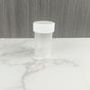 Botella de reactivo de fábrica de 15 ml PP blanco sub-embotellada diaria botella de pigmento para niños botella de polvo dorado botella de experimento arte mini