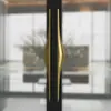 Manija de Puerta de Vidrio Minimalista de Hotel de Alta Gama Manija de Puerta Corredera Doble de Caja de Hotel de Lujo Placa de Aluminio Tallada Pasamanos