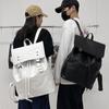 Mochila para Hombre 2025 Nueva Moda Gran Capacidad Viaje Bolsa para Computadora Retro Versátil Simple Estudiante Campus Bolsa Escolar
