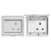 Comercio Exterior Ip55 Estándar Europeo Exterior Impermeable y a Prueba de Lluvia Enchufe de Interruptor Montado en Superficie Exterior 16A Estándar Alemán Estilo Británico Multifunción