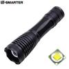 Venta caliente transfronteriza Linterna T6 de luz fuerte LED aleación de aluminio zoom telescópico recargable lámpara de iluminación mini para exteriores