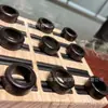 Anillo de Correr de Ébano Premium Lindo Versátil Accesorios de Manualidades DIY Cuentas Espaciadoras para Pulseras Colgante de Cuerda Trenzada Accesorios Creativos