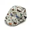 Boné Vintage com Grafite para Homens e Mulheres, Boné de Baseball Tendência que Afina o Rosto, Boina Elegante de Jacquard para Primavera e Outono para Cabeças Grandes