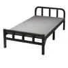 Cama individual plegable habitación de alquiler para el hogar cama dura dormitorio de adultos cama simple cama de hierro portátil cama de acompañamiento cama extra