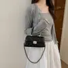 Bolso Bandolera con Cadena 2026 Nuevo Estilo Bolso de Lujo Ligero para Viajes Versátil Alta Calidad Hombro Único Verano Acolchado Pequeño Cuadrado para Mujer