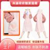 24 Pijamas Quentes e Fofos de Abelhinha com Forro de Lã para Outono e Inverno Roupas de Casa para Adultos, Crianças, Casais Familiares, Pijamas de Monstrinho