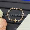 [Novidades Contínuas] Pulseira Cruzada Nova de Alta Qualidade Réplica Lv Letra V com Etiquetas, Artesanato de Ponta Atacado