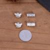 Venta al por mayor de cuentas de plata S999 de estilo nacional daji de buena moral, retro, 3D, de plata dura, accesorios para pulseras DIY