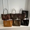 Bolsa Tote Transfronteiriça Estampa de Leopardo para Mulheres 2025 Outono Nova Alta Qualidade Retrô Nicho Ombro Único Axila