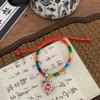 2026 Festival do Barco-Dragão Pulseira de Corda Colorida Bênção Feita à Mão para Adultos, Crianças e Bebês, Pulseira de Sachê de Zongzi, Corda Vermelha, Novo