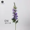 Venta directa de fábrica: Flores de lavanda artificiales en tonos azules y morados, perfectas para decoraciones de bodas y paisajismo