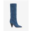 2026 Botas Largas de Mujer Estilo Nuevo de Comercio Exterior con Circunferencia Amplia de Pantorrilla, Tacón Cónico, Punta Fina, Botas Altas para Mujeres Petitas, Botas Holgadas sin Cierre