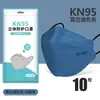 Máscara Kn95 em Cores Morandi, 3D Tridimensional, Alto Apelo Estético, Formato de Boca de Peixe e Folha, Protetora Descartável, Embalada Individualmente, Atacado