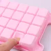 Fabricante Personaliza Formas de Gelo de Silicone com 24 e 36 Cubos com Tampas, Caixas Criativas Domésticas para Fazer Gelo, Formas de Picolé de Grau Alimentício