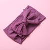 Faixa de Cabelo de Nylon Macio Europeia e Americana para Laço Bebê Dupla Amarra Larga Adereço de Cabeça de Princesa Fofo