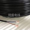 Certificación VDE cable de cobre puro de doble núcleo alambre redondo doble aislamiento Negro y Blanco 2 núcleos 0.75 mm² alambre redondo cable de alimentación para lámpara de iluminación