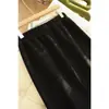 ¡Una pieza que combina con todo! Falda de Lana de Acetato 550g, Felpa Engrosada, Cintura Alta, de Lana para Mujer, Nueva para Invierno