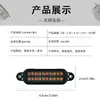 Luces de Rejilla para Coche Modelo Nuevo 12V Luces Amarillas Pequeñas Luces de Circulación Diurna Led Modificadas Off-Road Negras Universal con Orejas 18 LEDs