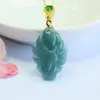 Colgante de Zafiro Natural Grado A Zafiro Azul Zorro de Nueve Colas Collar de Jade al por Mayor para Atracciones Turísticas S6031705