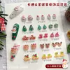 Joyería de Arte para Uñas de Dibujos Animados Navideños Diamante de Resina Popular Transfronterizo Árbol de Navidad Muñeco de Nieve Reno Accesorios de Diamantes para Uñas Portátiles