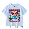 Nueva camiseta de manga corta para niños del juego de Roblox Animal Hospital, top moderno