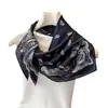 Lenço Quadrado Estampado Imitação de Seda Paisley Versátil, Xale, Lenço de Pescoço, Gravata de Pescoço de Alta Qualidade, Lenço Quadrado Pequeno, Lenço de Cabeça, Lenço de Seda, Lenço para Mulheres